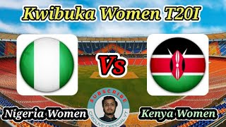 Nigeria Women vs Kenya Women T20 Match Live Kwibuka Women T20I 2024 [upl. by Navlys694]