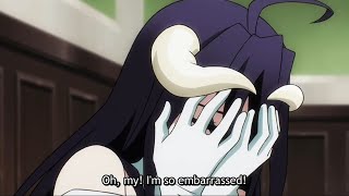 Albedo got too happy for getting called cute by ainz 🤭  Overlord IV Episode 1 [upl. by Emory]