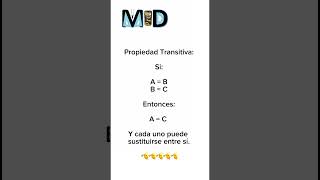 Propiedad transitiva 🫡 matematicas [upl. by Elden356]