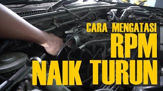 Cara mengatasi Rpm Naik turun  Honda maestro cielo genio Ferio [upl. by Hcib]