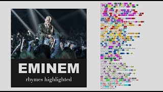 Eminem on Speedom  Lyrics Rhymes Highlighted 100th Upload [upl. by Us]