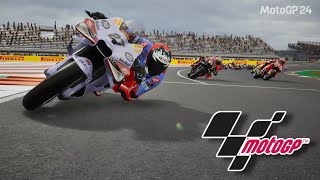 MotoGP 24  Valencia Sprint Race  Gresini Racing MotoGP Team Gameplay on Xbox Series S [upl. by Brackett]