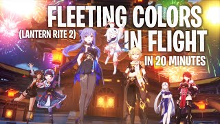 Genshin Impact Fleeting Colors in Flight Full Story Lantern Rite 2 All Cutscenes Full Movie [upl. by Otrevogir386]