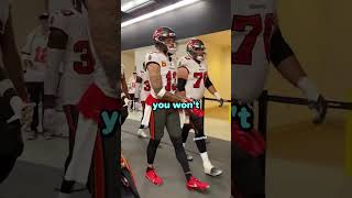 Mike Evans Surprises Young Fan with Game Gloves 🧤🏈 [upl. by Ianej]