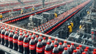 How CocaCola Is Made In Factory  CocaCola Factory Process [upl. by Nipahc826]