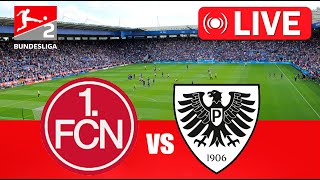 1 FC Nürnberg  Preußen Münster LIVE 🔴 2 Bundesliga 20242025 [upl. by Sidell]