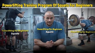 Powerlifting Training Program Of Squats For Beginners  Leg Workout  Mukesh Gahlot youtubevideo [upl. by Aneelad34]