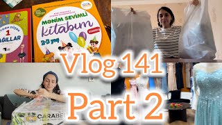 Eltimin hədiyyəsiOğlumun yeni katablarıTemu bağlamalarıVlog 141 Part 2 [upl. by Acinoda]