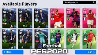 NUEVOS CLUB SELECTION  ICONIC MOMENT amp DESTACADOS🔥PES 2020 [upl. by Anne-Marie772]