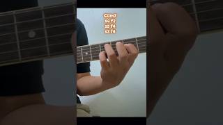 Chord Cm7  C sharp minor 7 guitar Tutorial chords guitar guitartutorial chordgitar [upl. by Yuh57]