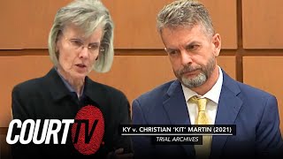 Kit Martin On The Stand CrossExamination  Pilot Triple Murder Trial 2021 [upl. by Nobe]