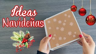 MANUALIDADES NAVIDEÑAS 🎄 IDEAS CON CARTÓN  DIY CHRISTMAS  ARTESANATO NATALINO [upl. by Nomelihp]