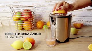 ROMMELSBACHER ZP60E Zitruspresse ♥ Selbstgepresste Säfte ♥ erfrischend gesund und vitaminreich [upl. by Nyroc]