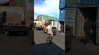 Pick up truck DFSK China Unloading With Forklifts shorts [upl. by Loredo]