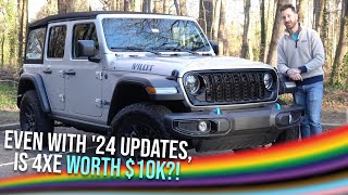 2024 Jeep Wrangler 4xe Review Does Hybrid Make Sense Even With Worthy Upgrades [upl. by Elleoj760]