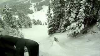 Lower Nose  High Traverse Bridger Bowl MT [upl. by Naahsar]