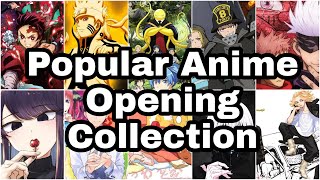 Popular Anime Openings Playlist  Best Anime Song Collection [upl. by Cerys]