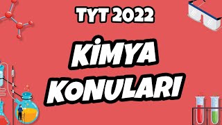 TYT 2022 Kimya Konuları Neler hedefekoş [upl. by Sera]