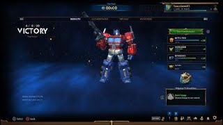 SMITE Transformers Gameplay [upl. by Htidra481]