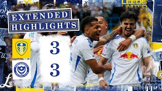 Extended highlights  Leeds United 33 Portsmouth  EFL Championship [upl. by Oleg]