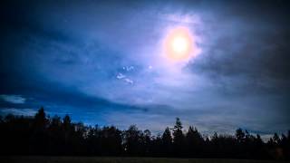 Moon at night in time lapse photography [upl. by Lsiel]