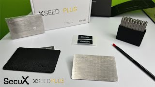 Secux Xseed Plus Crypto Seed Storage [upl. by Seys342]