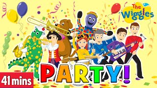 Party and Play with The Wiggles 🎈 Dance Songs amp Nursery Rhymes for Kids [upl. by Aryamo467]