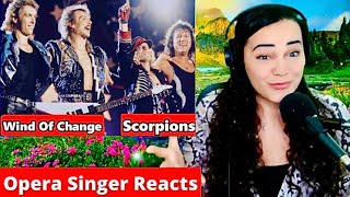 Scorpions quotWind of Changequot FIRST TIME REACTION  Opera Singer and Vocal Coach Reacts LIVE [upl. by Basile]