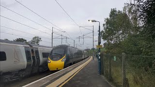 Pendolinos at Oxenholme Lake District 10th October 2023 [upl. by Nauqan]