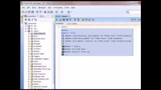 12 of 15 SQL Basics with Oracle  Aggregate grouping functions and the GROUP BY clause [upl. by Alphonsa]