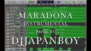 Maradona  Niniola Remake Instrumental Prod By DJJAPANBOY [upl. by Aytac]