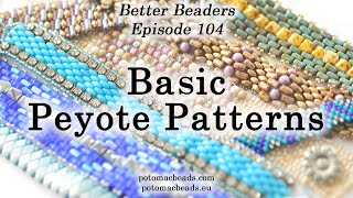 LIVE Class  The Basics of a Peyote Pattern  DIY Jewelry Making Tutorial by PotomacBeads [upl. by Ailed]