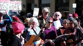 Occupella  quotBella Ciaoquot at Womens March Oakland 2018 [upl. by Clardy921]