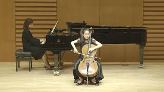 Schubert Arpeggione Sonata in a minor 1st mov Jeri Lee 12y [upl. by Eentihw]