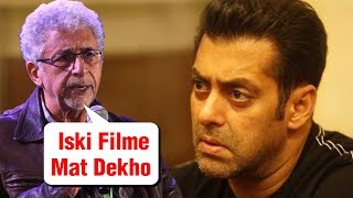 Salman Khan Gets SLAMMED By Naseeruddin Shah [upl. by Clemmy]