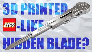 How to Print and Assemble Dual Action Hidden Blade by Sonndersmith [upl. by Trudnak]