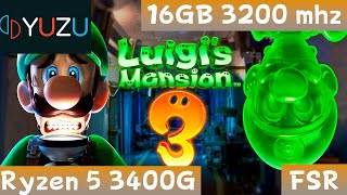 Luigis Mansion 3 en Yuzu con Ryzen 5 3400G 16GB 3200MHZ [upl. by Ciardap954]