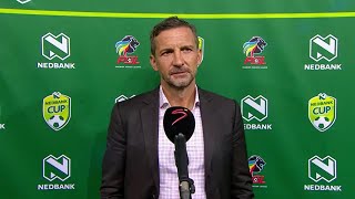 Nedbank Cup  QF  Mamelodi Sundowns v Orlando Pirates  Postmatch interview with Josef Zinnbauer [upl. by Wagoner150]