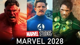 SAIU A LISTA OFICIAL  TODOS OS 26 FILMES E SÉRIES ATÉ 2028 DA MARVEL STUDIOS CONFIRMADOS [upl. by Ecadnak]