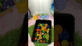 Making Big Orbeeze Ball Water Lamp Light🍡🪔💫 shorts asmulticreativity diy crafts [upl. by Shelia]