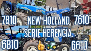 🚜TRACTORES NEW HOLLAND SERIE HERENCIA CARACTERISTICAS👍 6610681076107810 tractor newholland [upl. by Peednama]