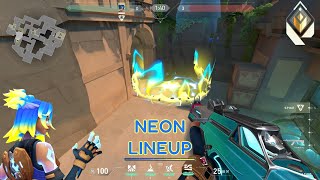 Lotus Neon Gameplay C Main Lineups amp Tips Valorant ValorantGameplay NeonLineups [upl. by Gentry]