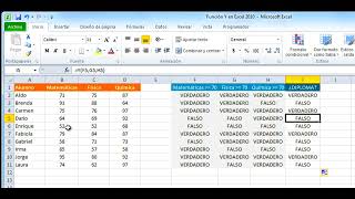 FUNCION Y EN EXCEL exceltutorial programador excelfull excel parati [upl. by Nitnilc206]