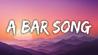 A BAR SONG TIPSY  Lyrics 49 [upl. by Colwin]