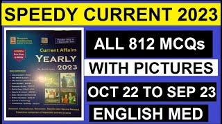 speedy current affairs in english  speedy current affairs 2023 english  speedy yearly current mcq [upl. by Leemaj]