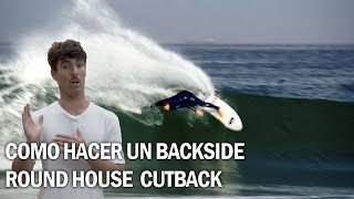 BACKSIDE ROUND HOUSE CUTBACK 🔥😱 DANE REYNOLDS como referencia 2020 [upl. by Noyrb545]