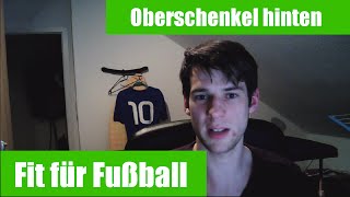 ⚽MuskelfaserrissZerrung Oberschenkel hinten  Was tun Wie behandeln [upl. by Drona]