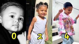 Watch Stormi Webster GROW from 0 to 4 years old in 2 minutes  Kylie Jenner amp Travis Scott [upl. by Bettina]