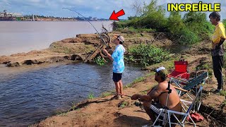 CAMPAMENTO Y PESCÓN EN ESTE LUGAR PESCA en SANTA FE SALIERON LOS SURUBIES pesca 2024 [upl. by Tumer415]