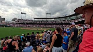 Take Me Out to The Ball Game at the Florida vs NC State College World Series Game in Omaha Nebraska [upl. by Allerus]